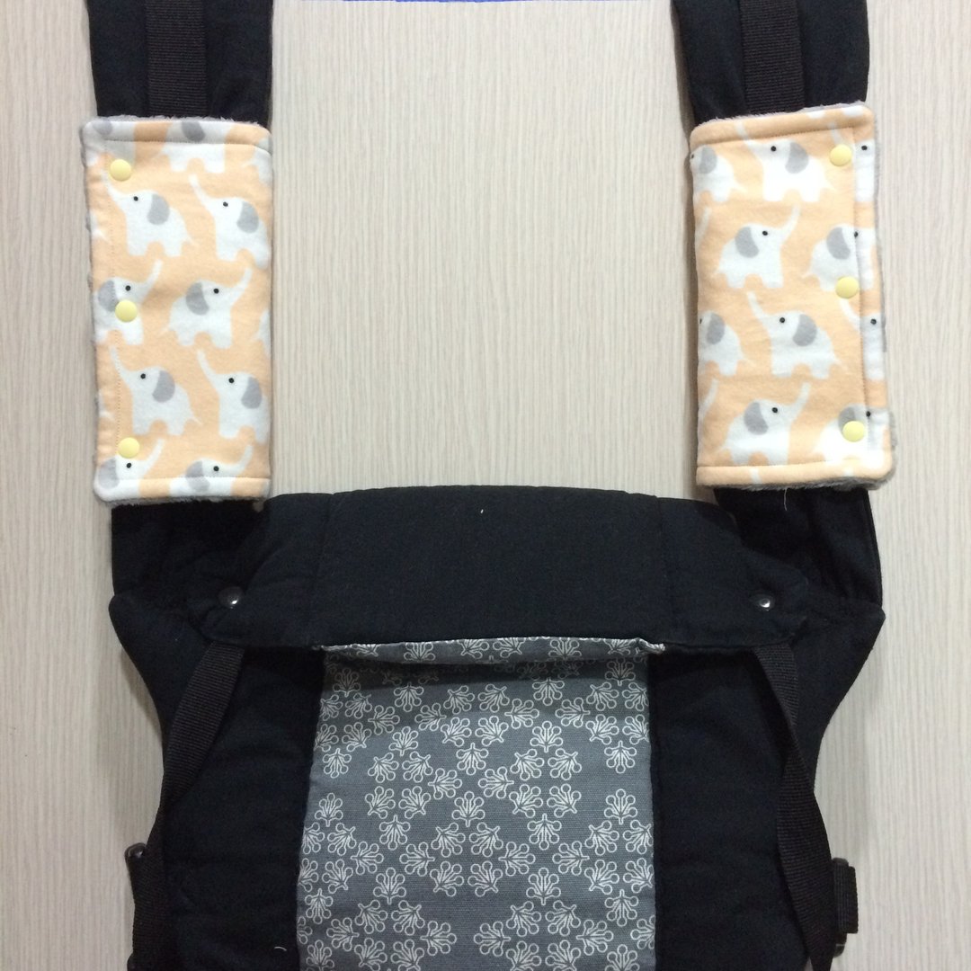 Happy King 可爱猫头鹰 背巾 口水巾  有机棉布  手工限量 - 围嘴/口水巾 - 棉 多色