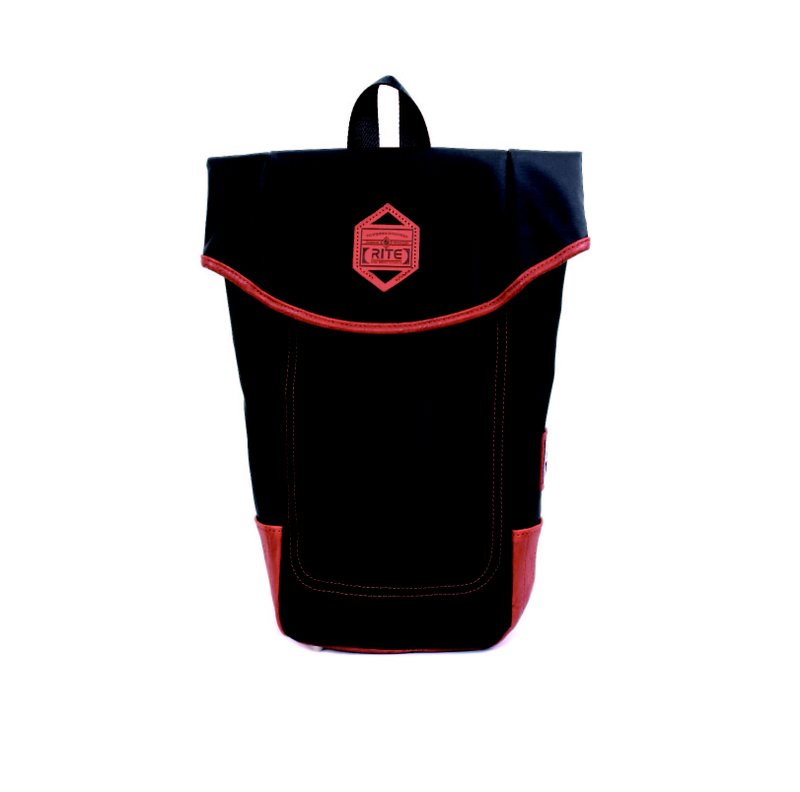 邮差小背包｜黑帆布｜ - 侧背包/斜挎包 - 防水材质 黑色