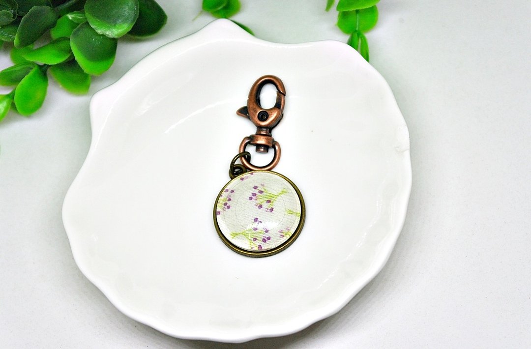 ＊时光宝石＊钥匙圈_限量x1  #包包配件# #送礼# - 钥匙链/钥匙包 - 其他金属 紫色