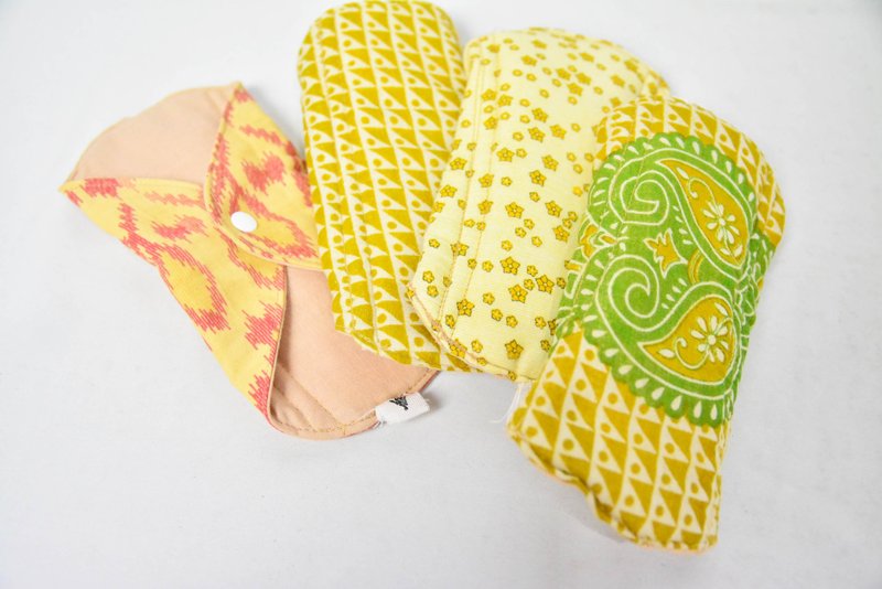 草木染有机棉卫生棉＿菱形＿小＿公平贸易 - 其他 - 棉．麻 多色