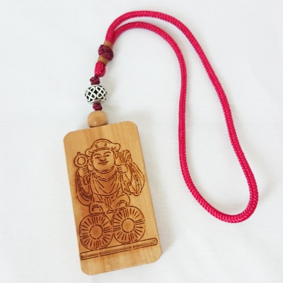㊣印度老山檀香木挂饰－(财神)大黑天 - 其他 - 木头 咖啡色
