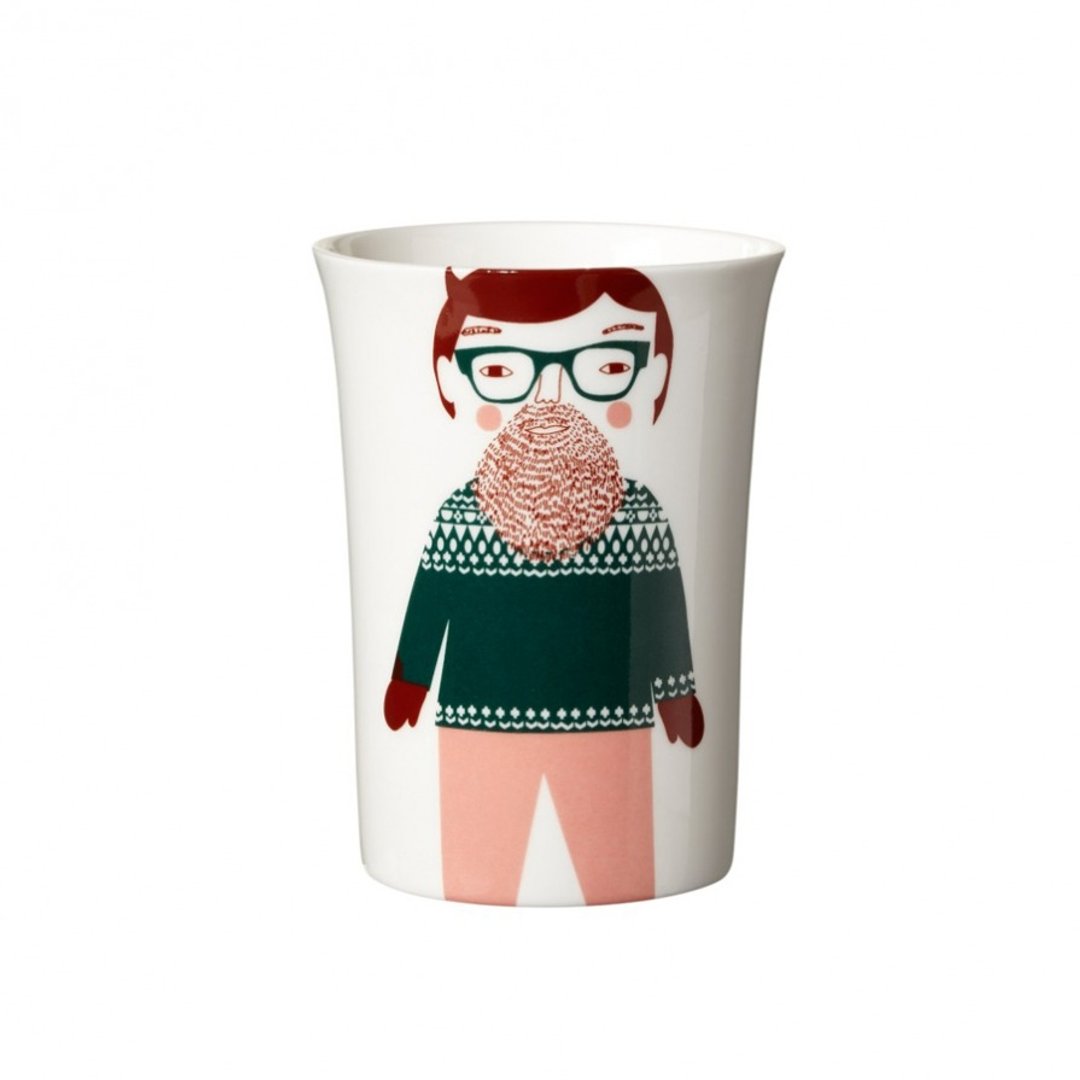 Johnny 骨瓷水杯 | Donna Wilson - 茶具/茶杯 - 瓷 白色
