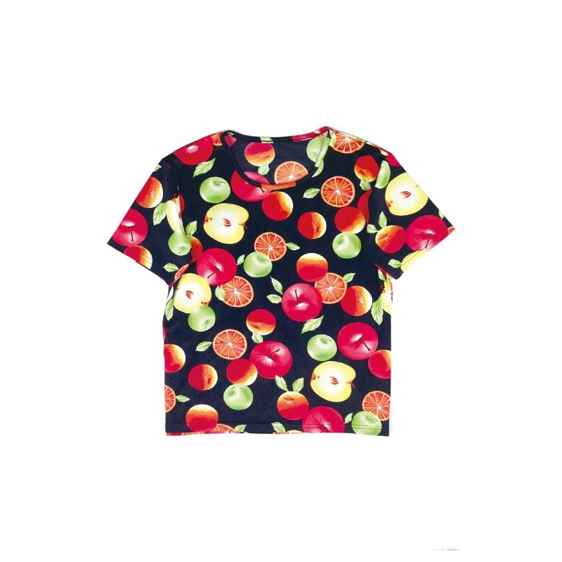 │千金难买早知道│夏日水果印花古着上衣VINTAGE/MOD'S - 女装上衣 - 其他材质 红色