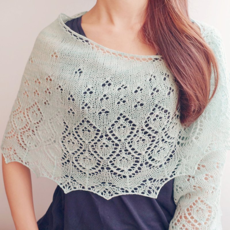 Dandelion蕾丝披肩 编织说明书 电子档 - 电子书/杂志 - 其他材质 