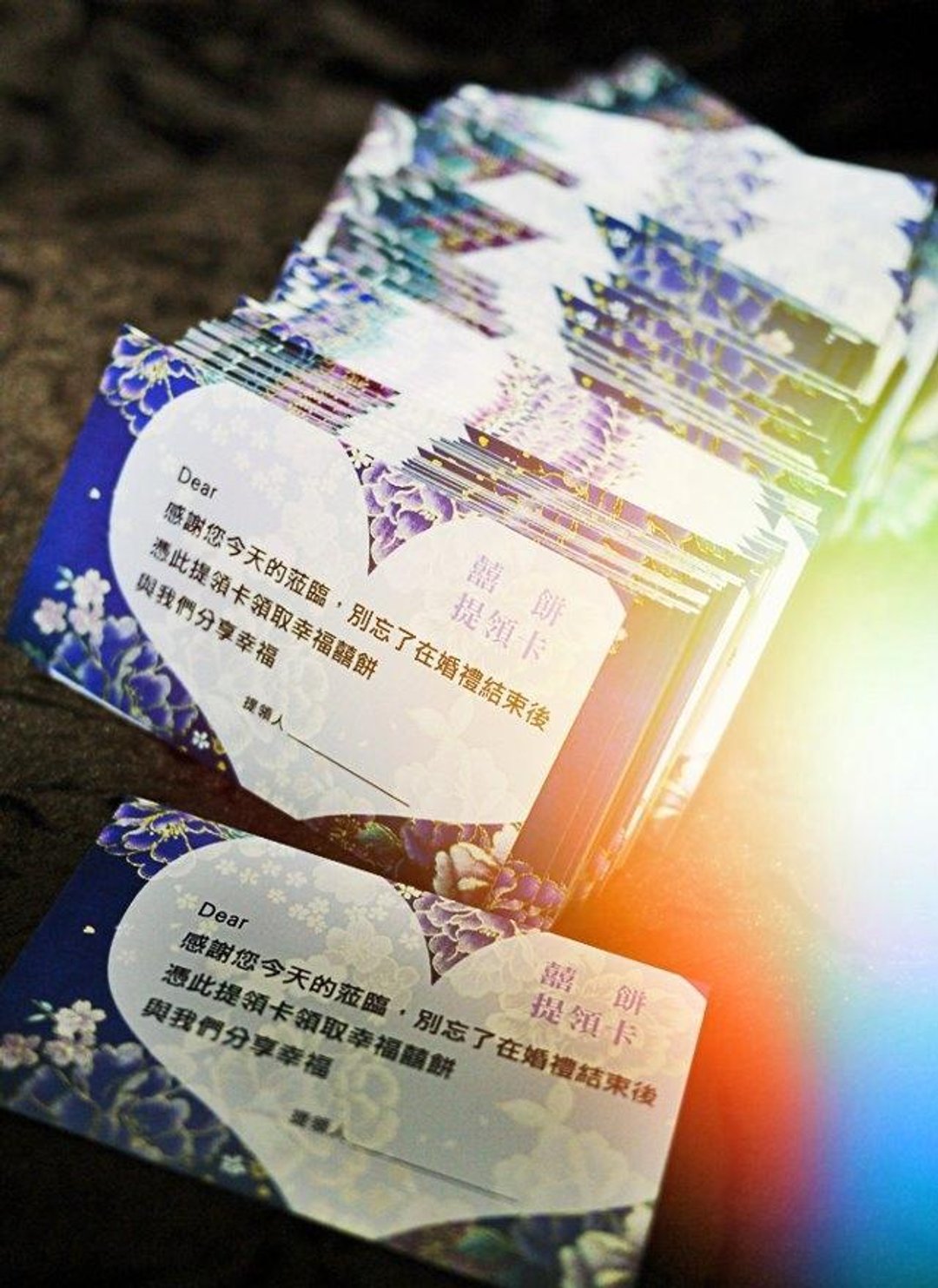 定制化【谢卡│囍饼提领卡│囍饼提领券│囍饼卡】 - 卡片/明信片 - 纸 