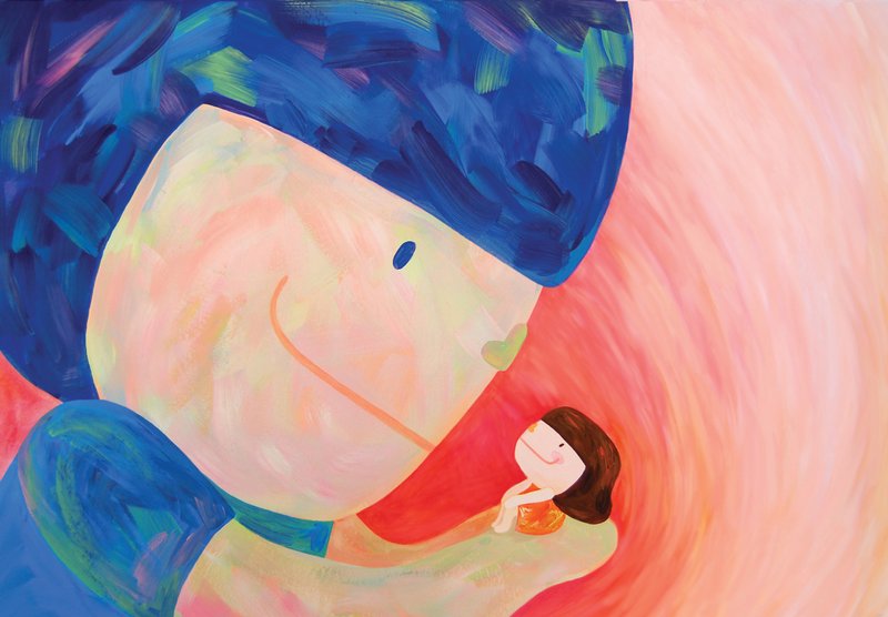 小蘑菇限量无框画-【Beloved】 - 海报/装饰画/版画 - 其他材质 红色