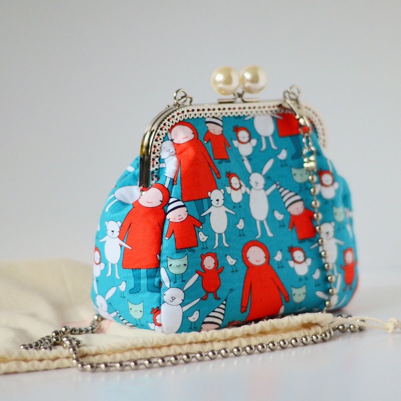 吐司包。小手袋型。ruby red - 侧背包/斜挎包 - 其他材质 蓝色