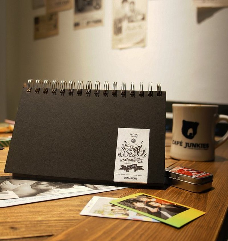 mini album 拍立得相本 v.2-黑/the best moment - 相簿/相册 - 纸 黑色