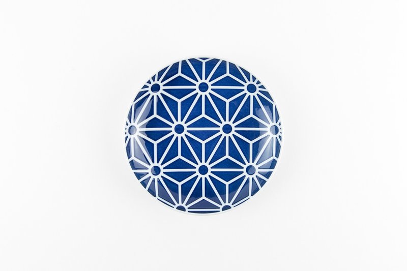 KIHARA 麻叶 / 取皿 - 浅碟/小碟子 - 瓷 蓝色
