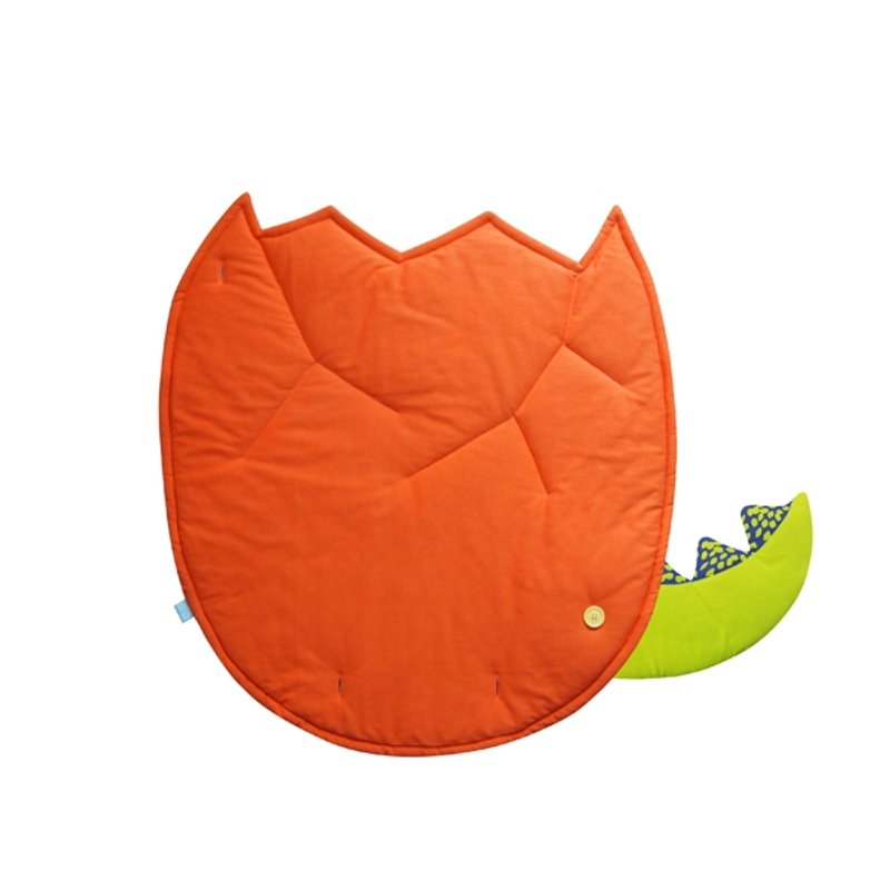 Welcome to the world 橘色蛋壳毯之恐龙尾巴 - 寝具 - 棉．麻 橘色