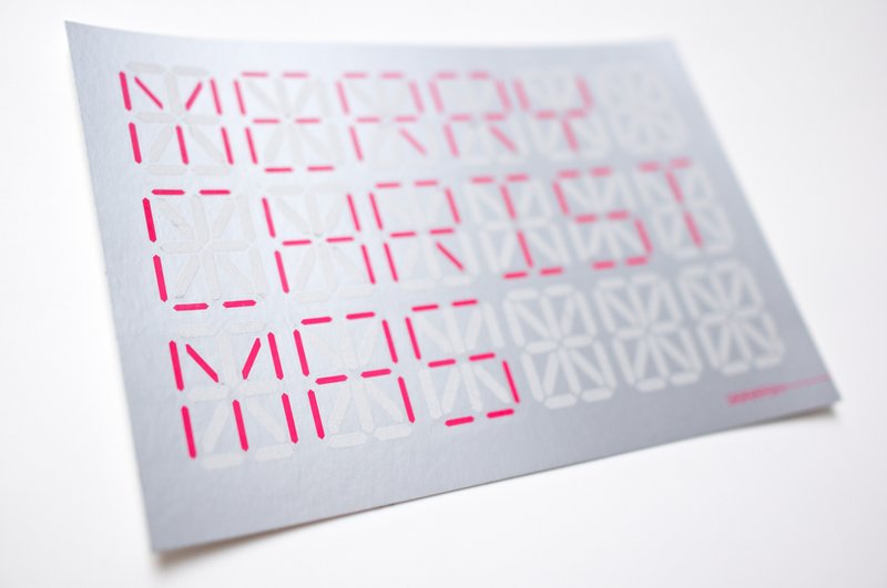 SCRATCH CARD 耶诞新年交换礼物/ 刮刮卡片－  桃 - 卡片/明信片 - 纸 粉红色