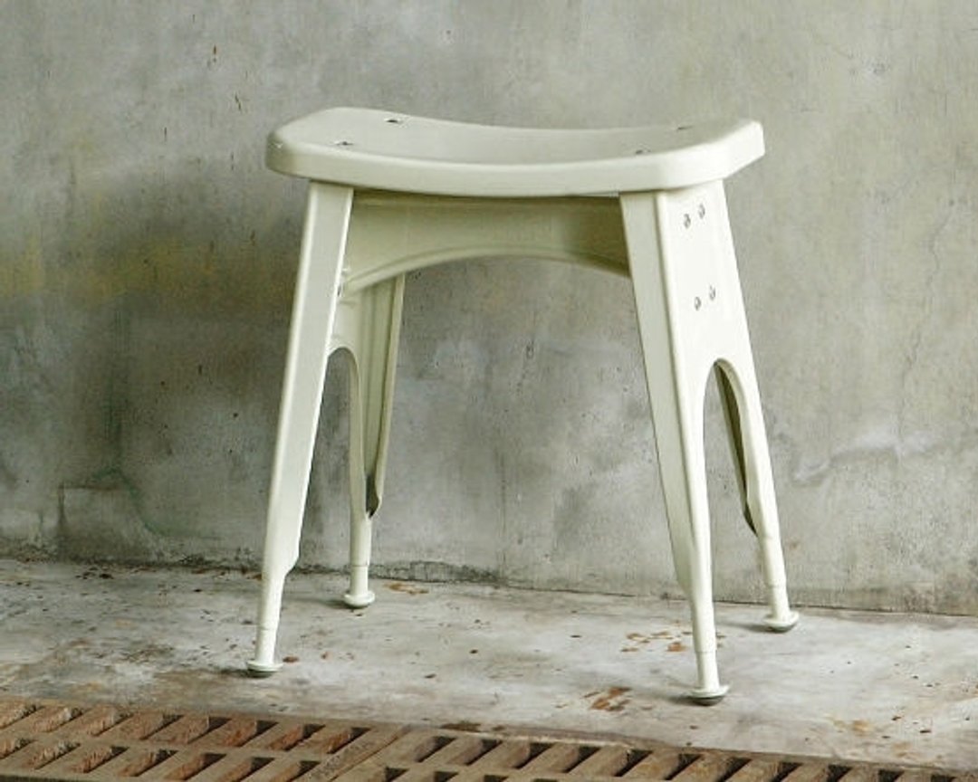 [SUSS]日本进口Dulton 金属高质感矮椅Kitchen Stool (Ivory米白色)---现货包邮 - 其他家具 - 其他金属 白色