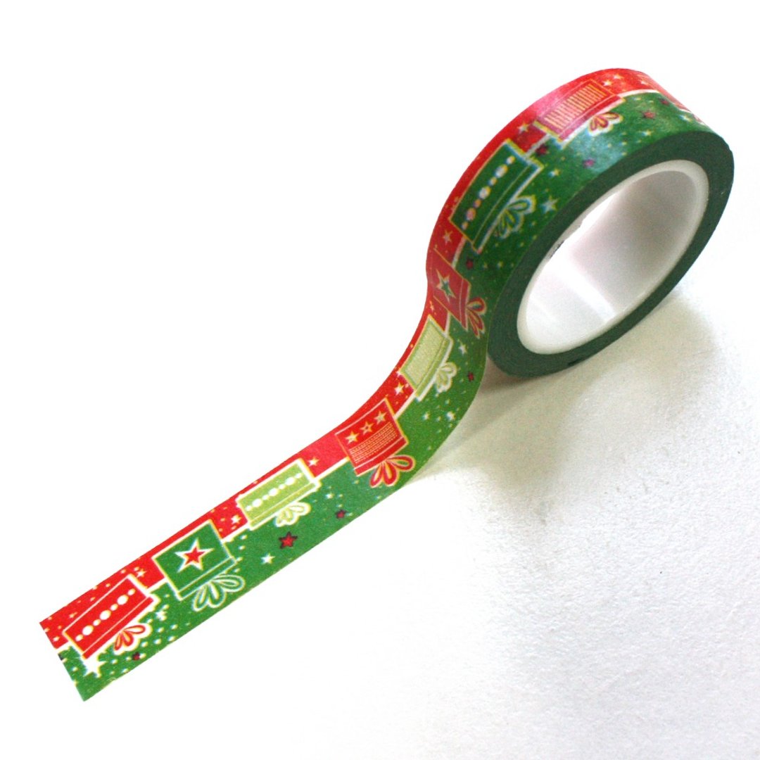 圣诞节限定 X'MAS 纸胶带 A15 Merry Christmas - 纸胶带 - 纸 红色