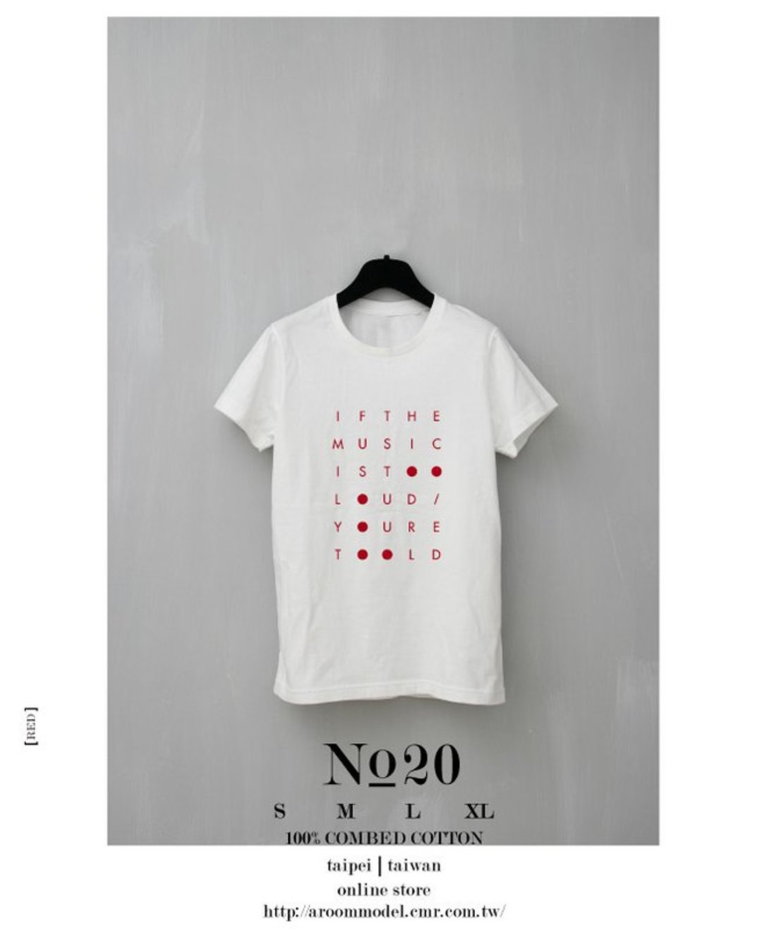 A ROOM MODEL - │ T-SHIRT COLLECTION │ NO.20 LOUD / OLD - 女装 T 恤 - 其他材质 