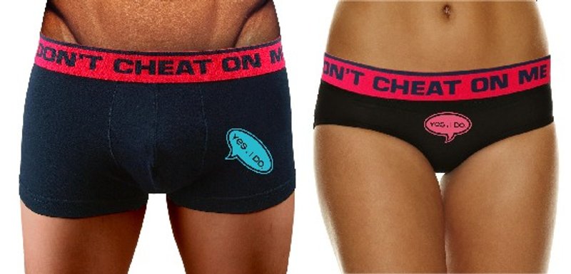 【情人对裤-我愿意款】情人节超值特惠-单件 - 其他 - 棉．麻 黑色