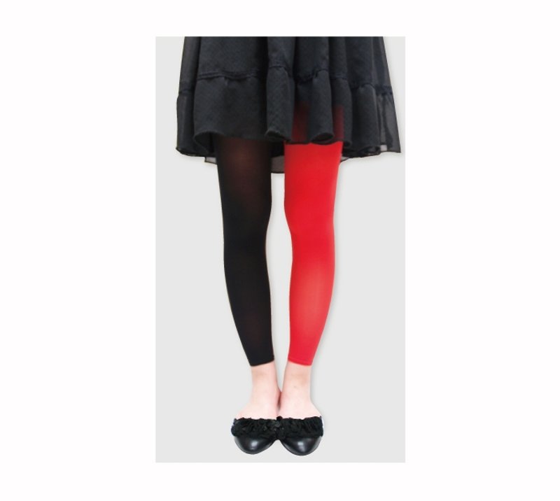 【4色】微笑而美好的踏步前进! // 双色协奏曲内搭裤袜子 :::DAWN' make up your feet ::: - 袜子 - 其他材质 多色