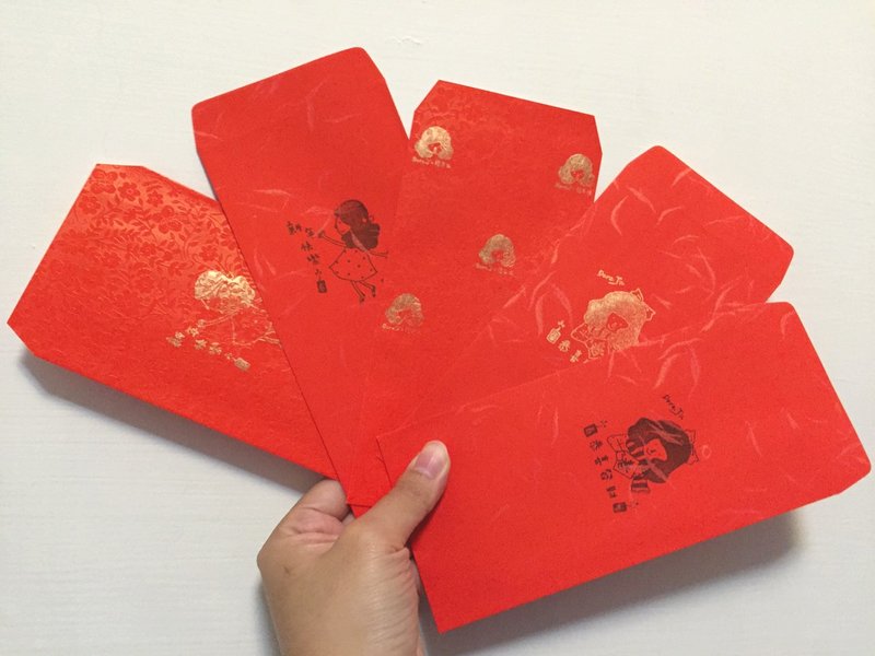 Dora 喜气洋洋红包袋---五入一组 - 红包/春联 - 纸 红色