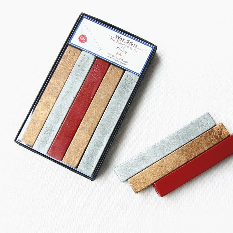 封蜡章用品 | 蜡条五入盒装 - 印章/印台 - 蜡 白色