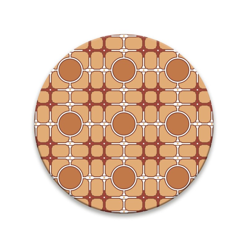 老屋颜 – 日常的铁窗花杯垫 – 棋盘 - 杯垫 - 其他材质 