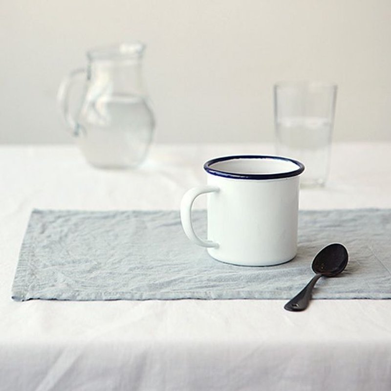 Dailylike 亚麻素面口袋餐巾-02梦幻蓝,E2D22824 - 餐垫/桌巾 - 棉．麻 蓝色