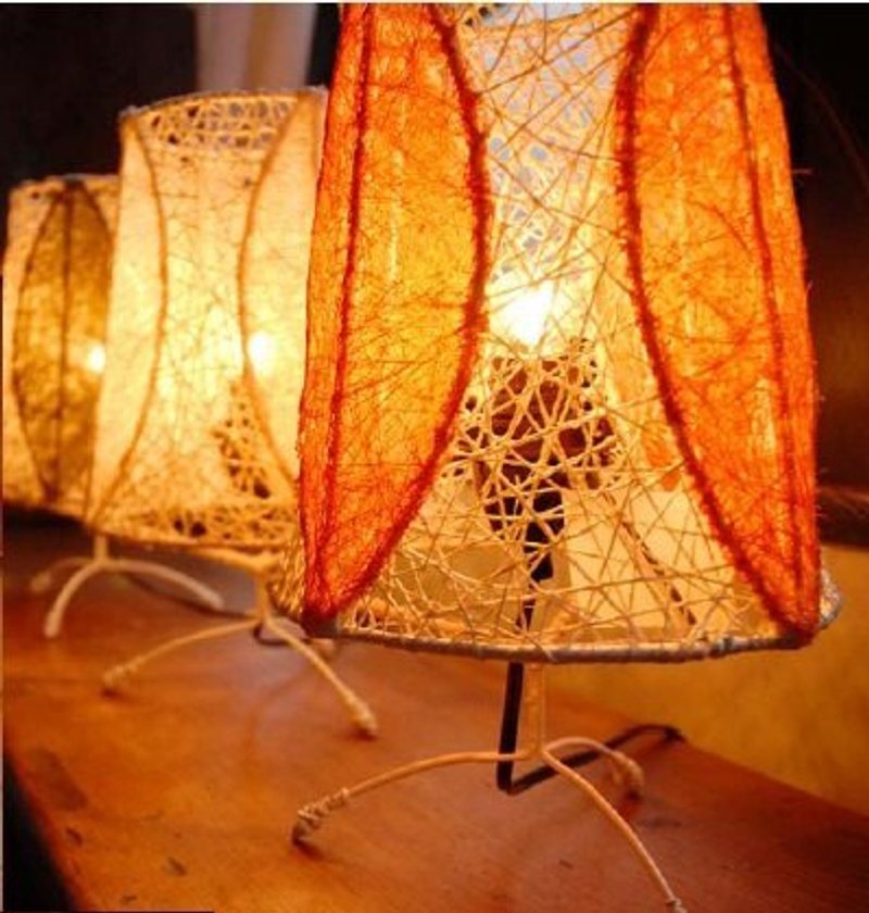 地球树Fair trade&Eco-“灯具系列”-叶子座灯 (橘色) - 灯具/灯饰 - 植物．花 