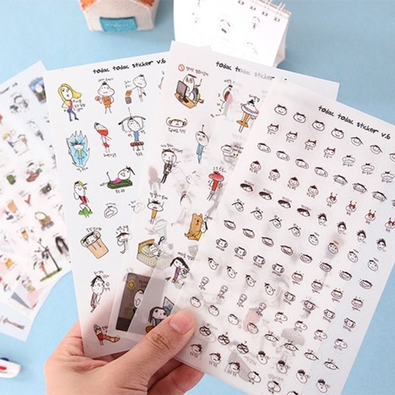 Dessin-Todac涂鸦贴纸组V6,LWK92866 - 贴纸 - 塑料 