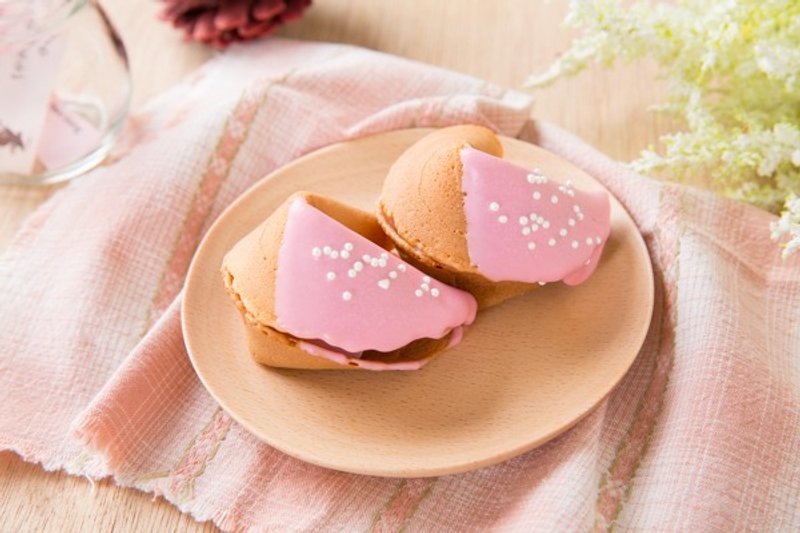 C.Angel 幸运签饼 CAngelcookie 【梦幻芭比幸运签饼】 - 手工饼干 - 新鲜食材 粉红色