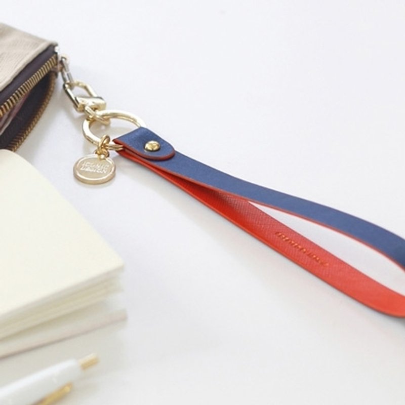 Dessin x Iconic-都市悠游皮革相机腕带-贵族蓝,ICO98630 - 吊饰 - 其他材质 蓝色