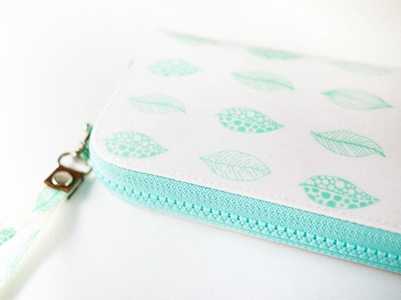 纯白芬多精。防水长夹/皮夹（仅剩2个） - 皮夹/钱包 - 防水材质 绿色