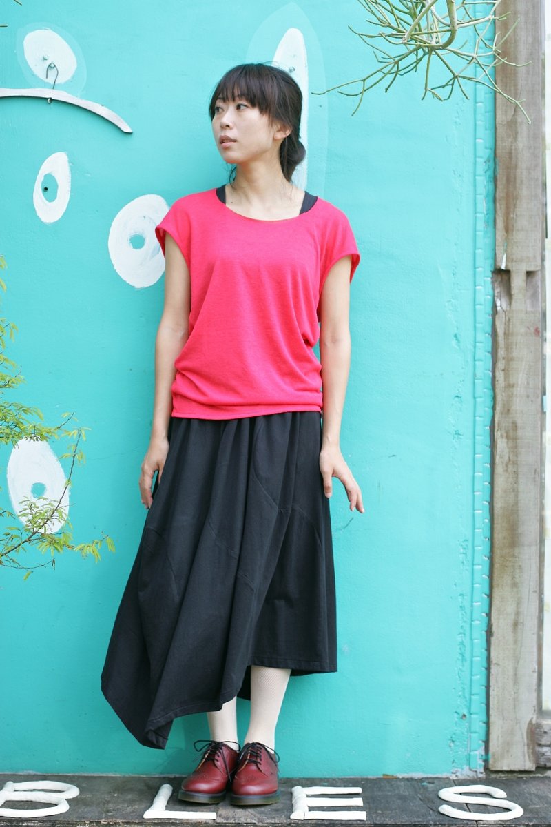 长裙 - 裙子 - 其他材质 黑色