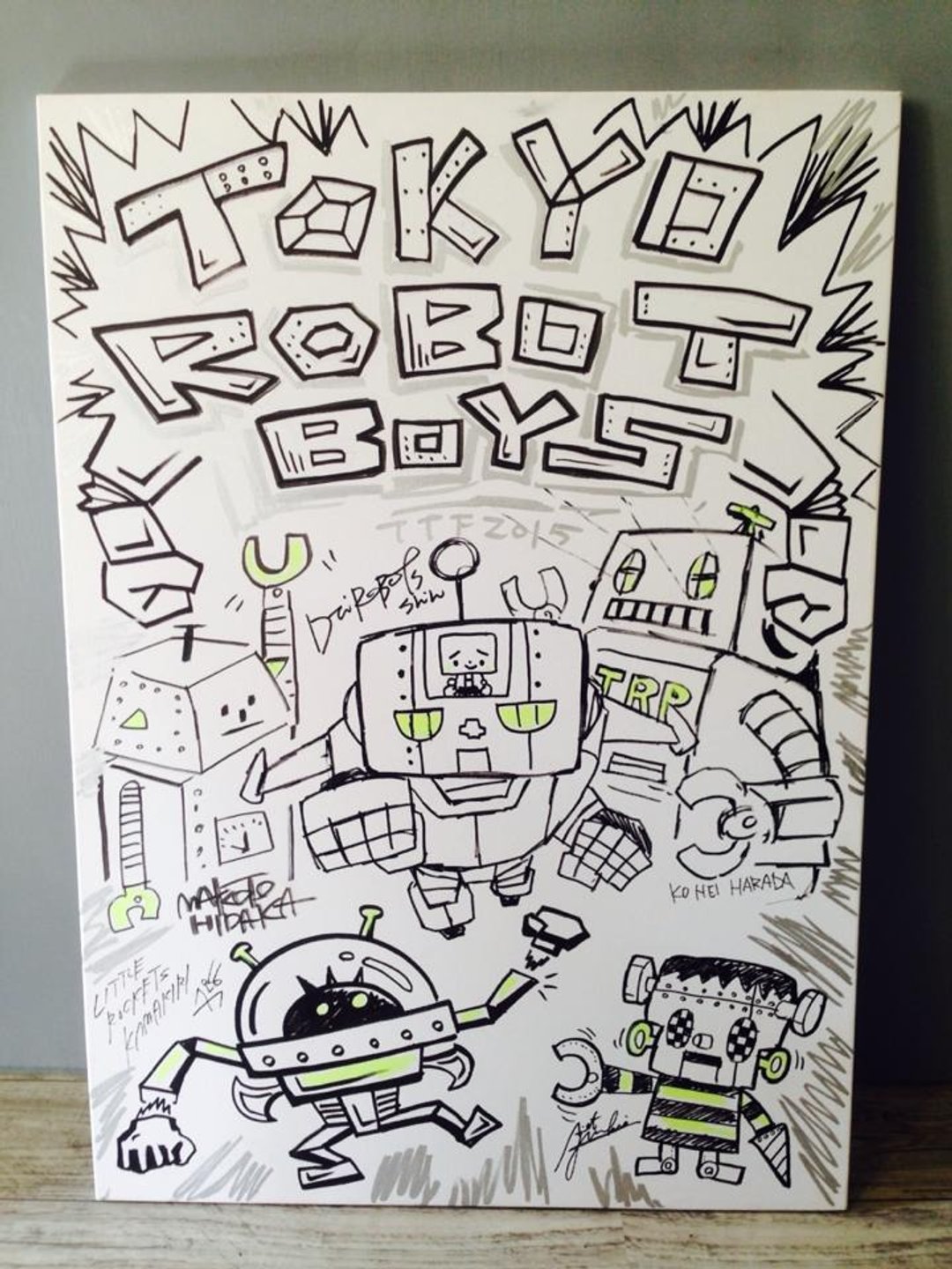 TTF Live painting "TOKYO ROBOT BOYS" - 海报/装饰画/版画 - 纸 多色