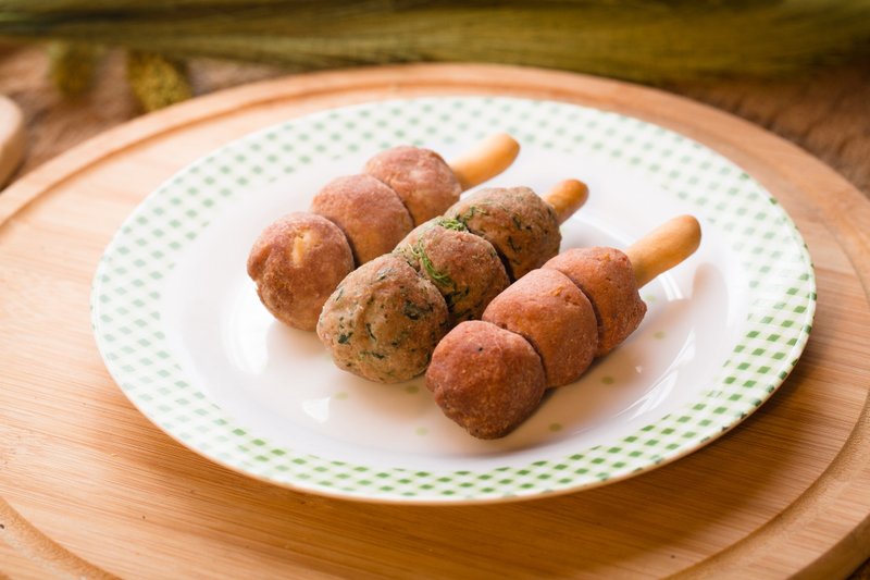 宠物轻食--鲜蔬羊肉丸子串(3串/组) - 猫罐头/鲜食 - 新鲜食材 白色