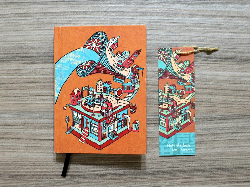 【福利品】万用日历手帐日记本 -【留声机】 - 笔记本/手帐 - 纸 橘色