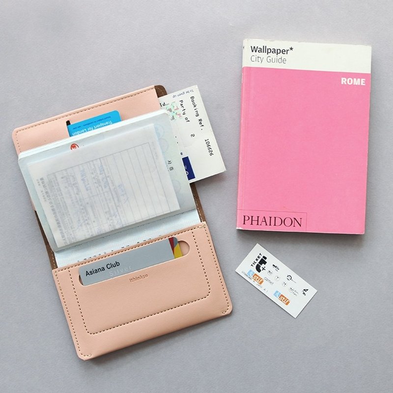 【牛一水佘】韩国 ithinkso  质感 皮革 护照夹 短 Passport Organizer_short  - 护照夹/护照套 - 真皮 