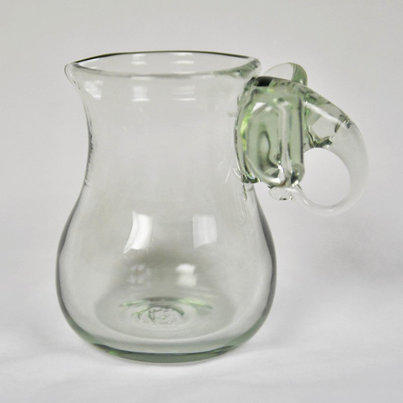 回收玻璃制牛奶小壶/蜂蜜壶＿大象＿公平贸易 - 厨房用具 - 玻璃 白色