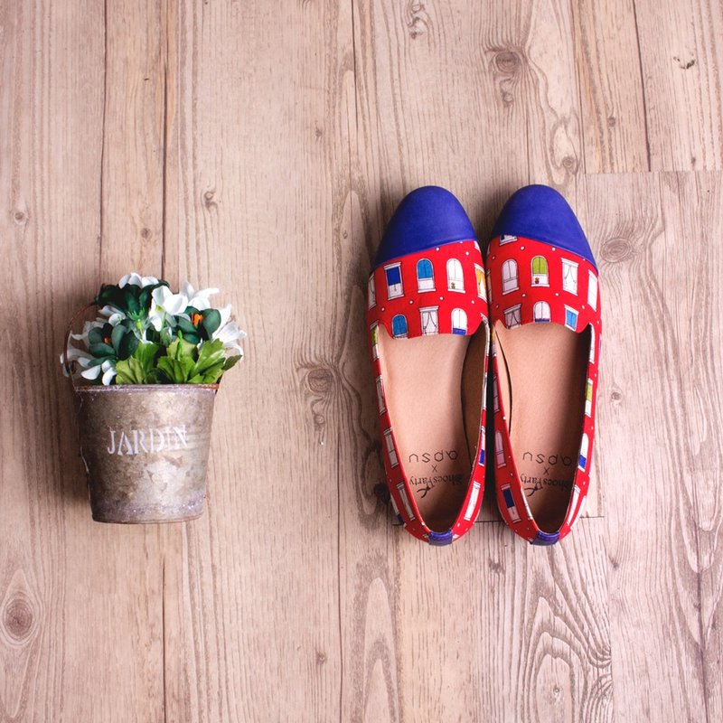 红窗格[25.0现货] Shoes Party - 女款休闲鞋 - 其他材质 