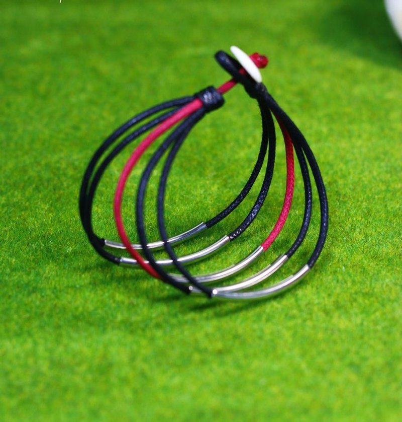 TvT／线条铜管手环 - 手链/手环 - 棉．麻 多色