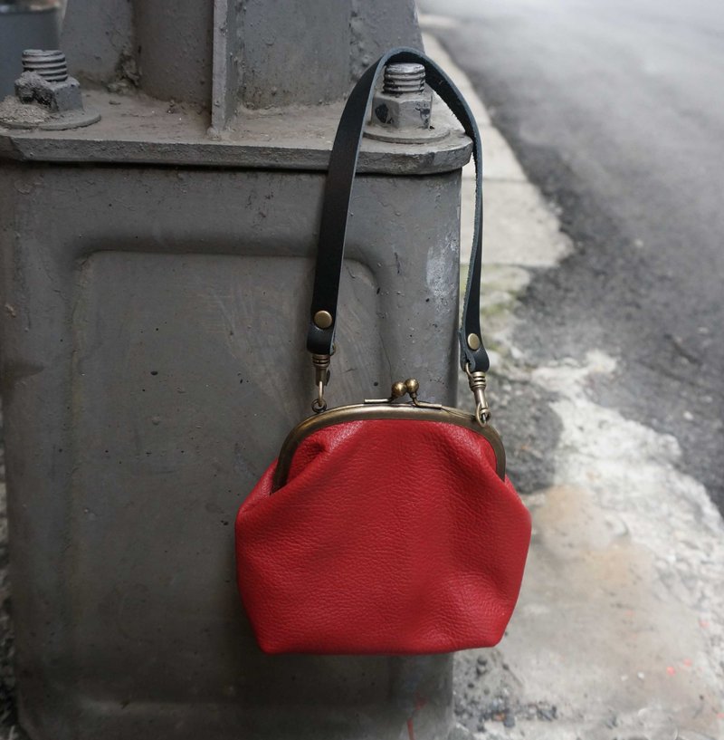 Sienna真皮随身小口金 - 其他 - 真皮 红色