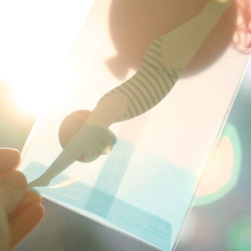 浅水时光卡片DIY挂饰 - 卡片/明信片 - 纸 红色