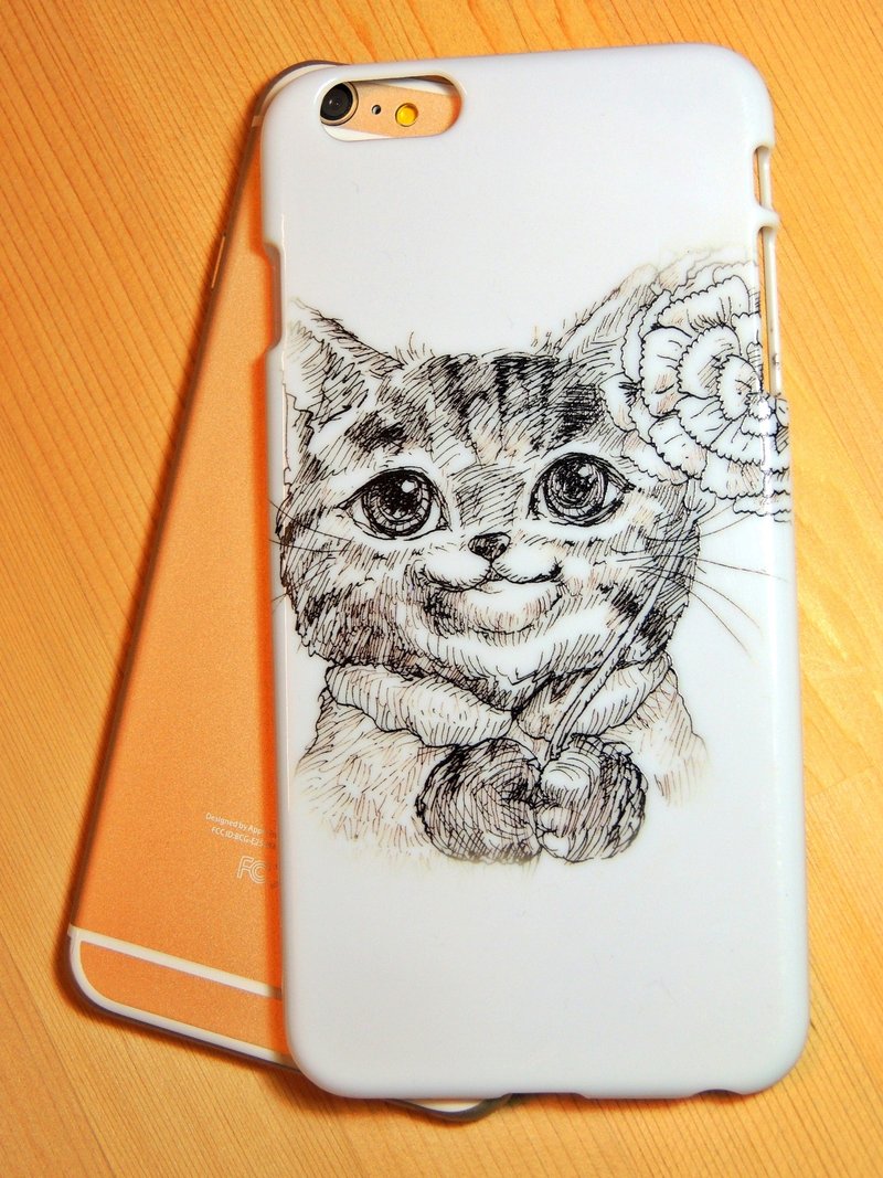 大卫画猫_限量手机壳_感恩的季节  iPhone i5.i6s,i6splus /Android Samsung三星, HTC, Sony 设计师款 手机壳/保护套/ 猫咪 猫 手机壳 - 手机壳/手机套 - 塑料 紫色