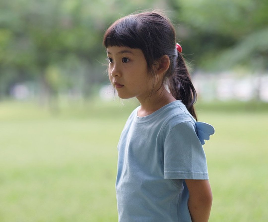 6号小天使T-浅蓝色 - 童装上衣 - 棉 蓝色