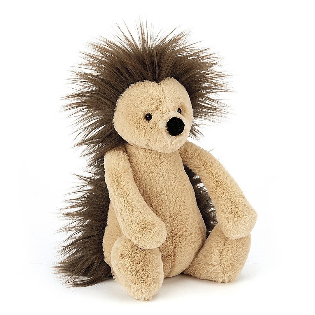 Jellycat Bashful Hedgehog 刺猬 31cm - 玩偶/公仔 - 其他材质 咖啡色