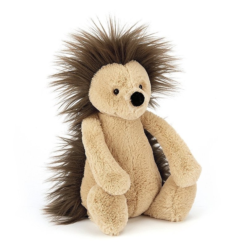 Jellycat Bashful Hedgehog 刺猬 31cm - 玩偶/公仔 - 其他材质 咖啡色