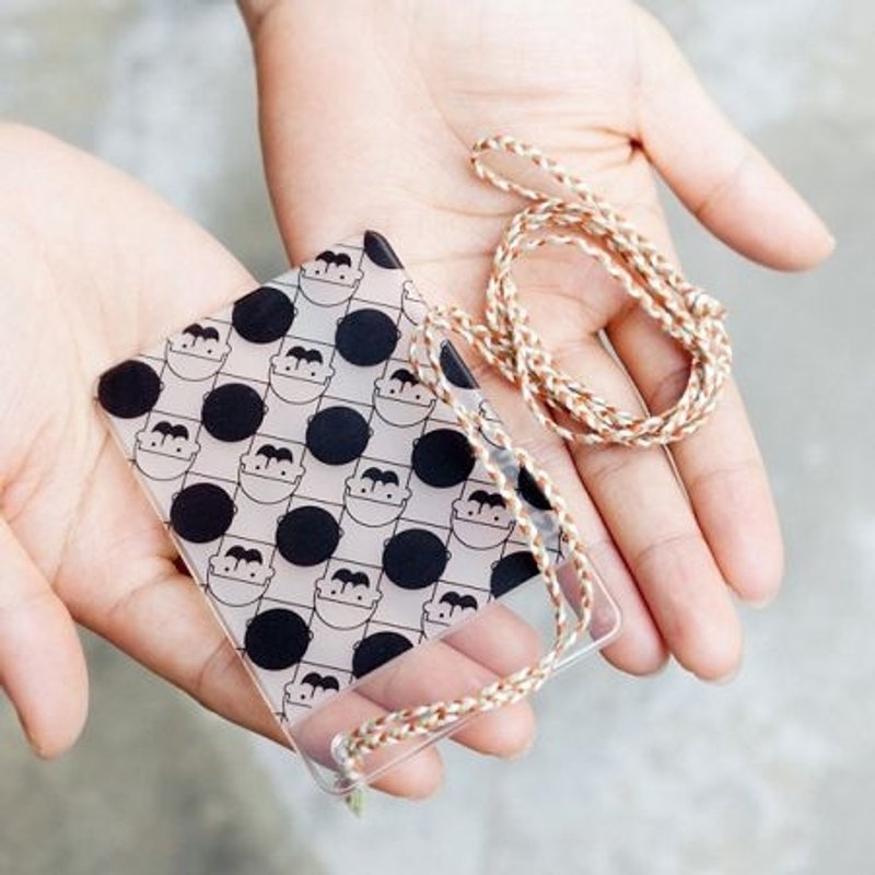 Dessin x JSTORY-Mr.BABBA 透明证件票卡夹-分身,JST16291 - 证件套/卡套 - 塑料 多色