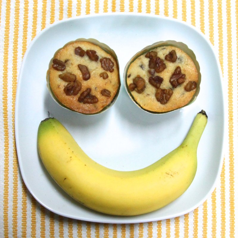 香蕉核桃手工玛芬 (一份2入) - 蛋糕/甜点 - 新鲜食材 