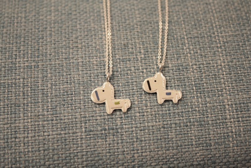 游乐园/小马纯银链 - 项链 - 其他金属 白色