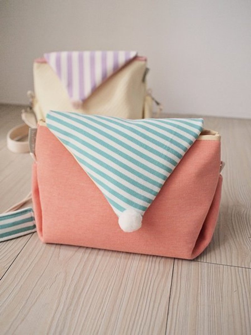 hairmo。马卡龙信封包-橘 - 侧背包/斜挎包 - 其他材质 粉红色