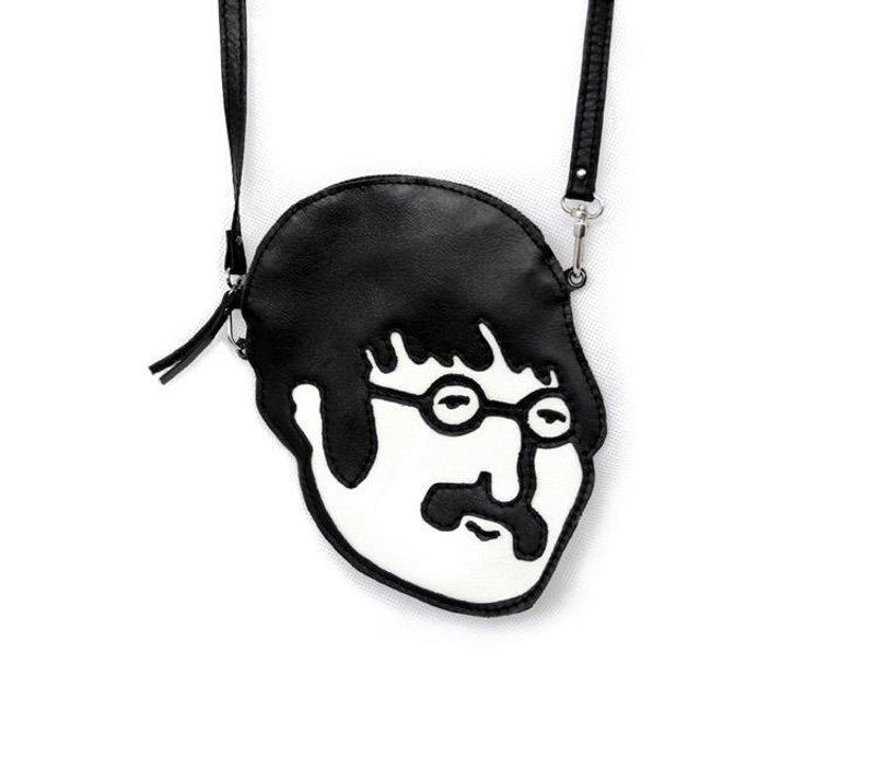 rock ✌  披头四BEATLES小包 - 其他 - 真皮 黑色