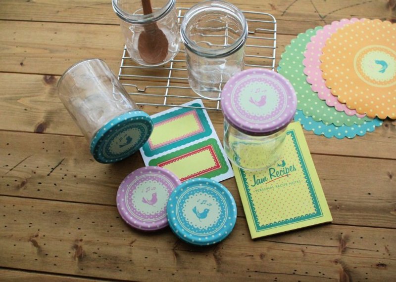 英国Happy Bird水玉点点果酱罐/果酱瓶组/果酱罐组 - 收纳用品 - 玻璃 