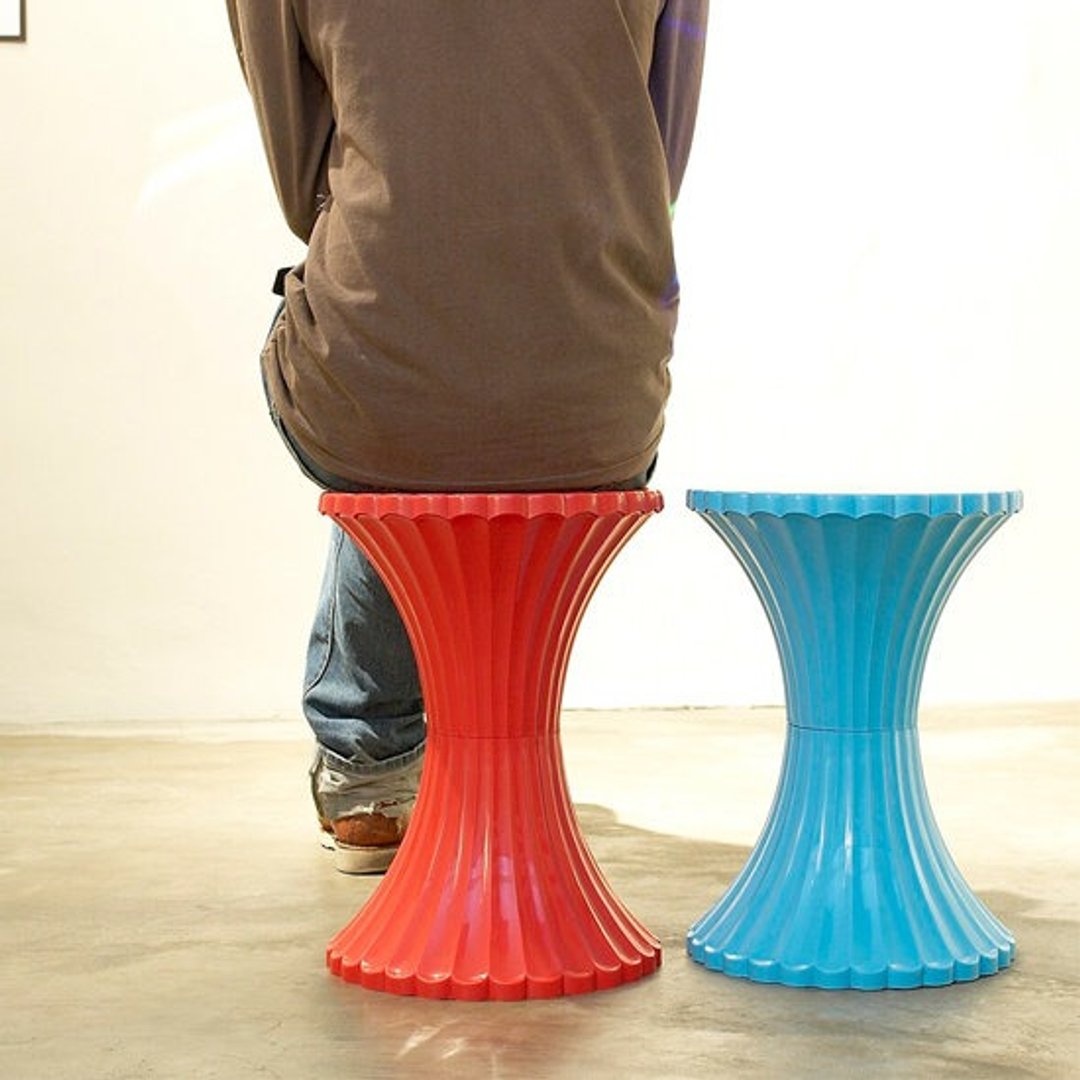 谈谈冰果室 椅凳 2入(红、蓝各1入) Stool - 其他家具 - 塑料 蓝色